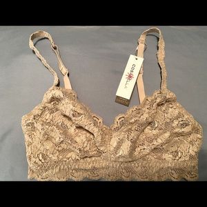 NWT Cosabella Sweetie Bralette in “Shadow”